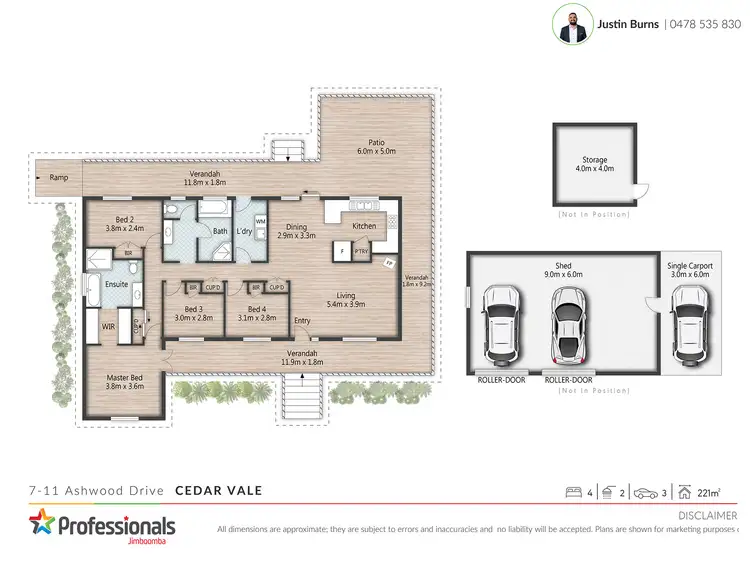 Floorplan of Homely house listing, 7-11 Ashwood Drive, Cedar Vale QLD 4285