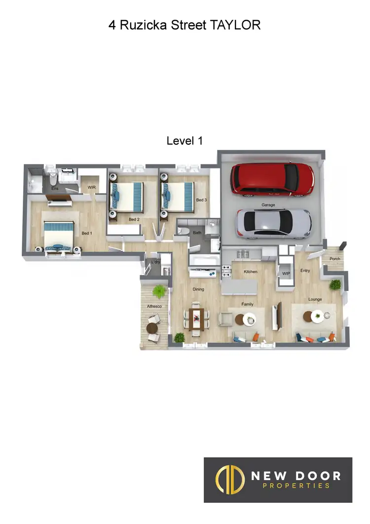 Floorplan of Homely house listing, 4 Ruzicka Street, Taylor ACT 2913