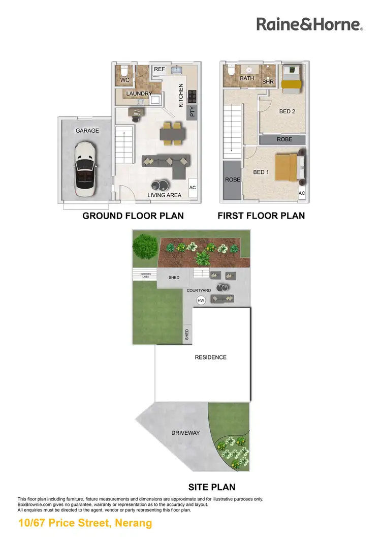 Floorplan of Homely townhouse listing, 10/67 Price Street, Nerang QLD 4211