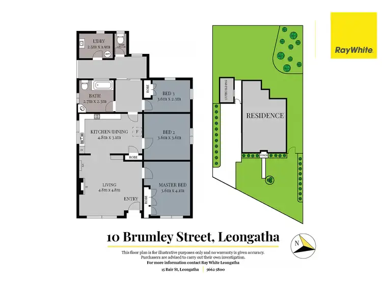 Floorplan of Homely house listing, 10 Brumley Street, Leongatha VIC 3953