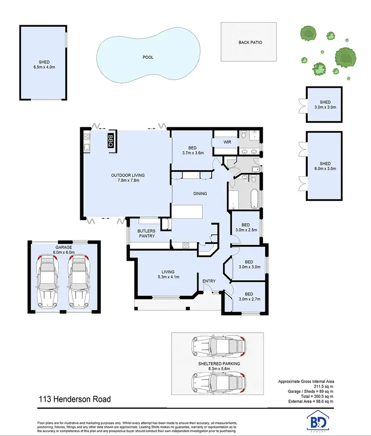 Floorplan of Homely house listing, 113 Henderson Road, Burpengary QLD 4505