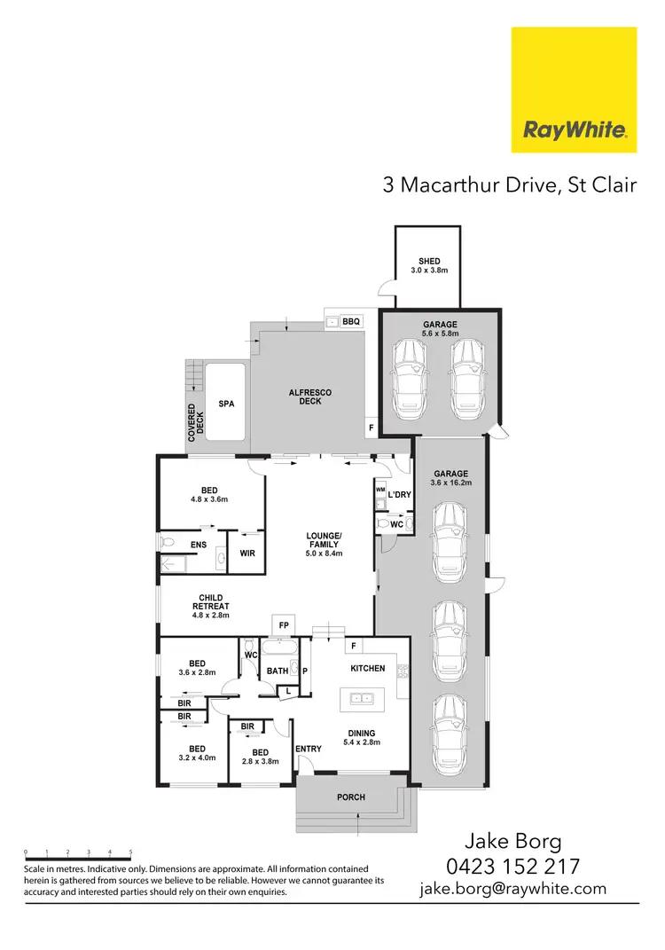Floorplan of Homely house listing, 3 Macarthur Drive, St Clair NSW 2759