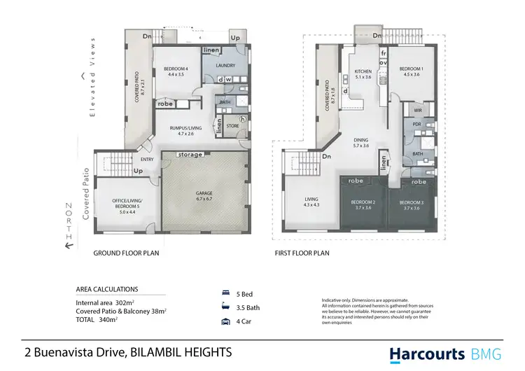 Floorplan of Homely house listing, 2 Buenavista Drive, Bilambil Heights NSW 2486