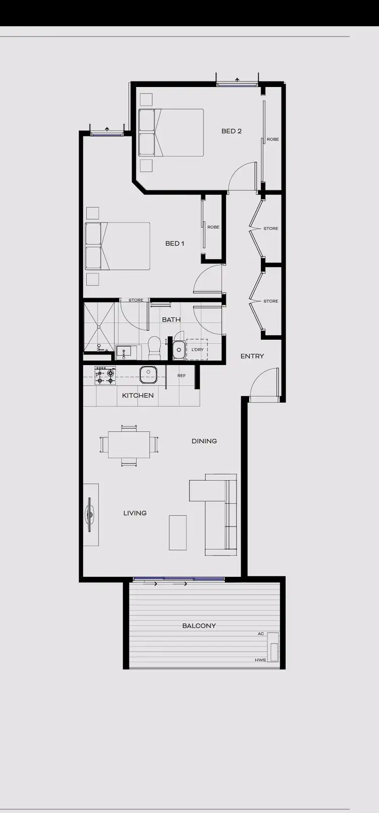 Floorplan of Homely apartment listing, 3/134 Grassbird Drive, Point Cook VIC 3030