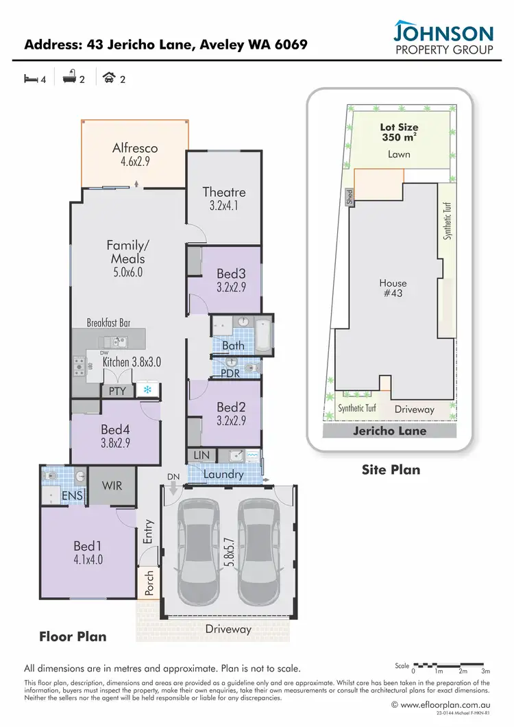 Floorplan of Homely house listing, 43 Jericho Lane, Aveley WA 6069