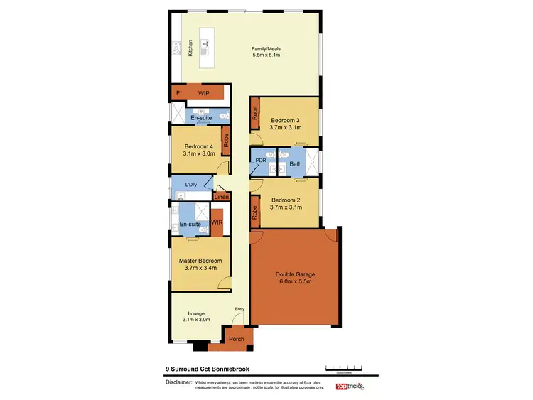 Floorplan of Homely house listing, 9 Surround Circuit, Bonnie Brook VIC 3335