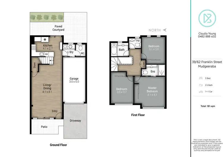 Floorplan of Homely townhouse listing, 39/62 Franklin Drive, Mudgeeraba QLD 4213