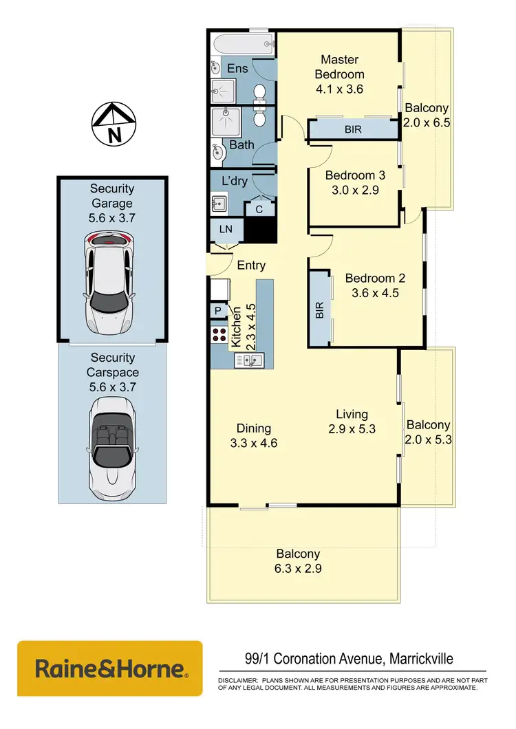 Floorplan of Homely apartment listing, 99/1-3 Coronation Avenue, Petersham NSW 2049