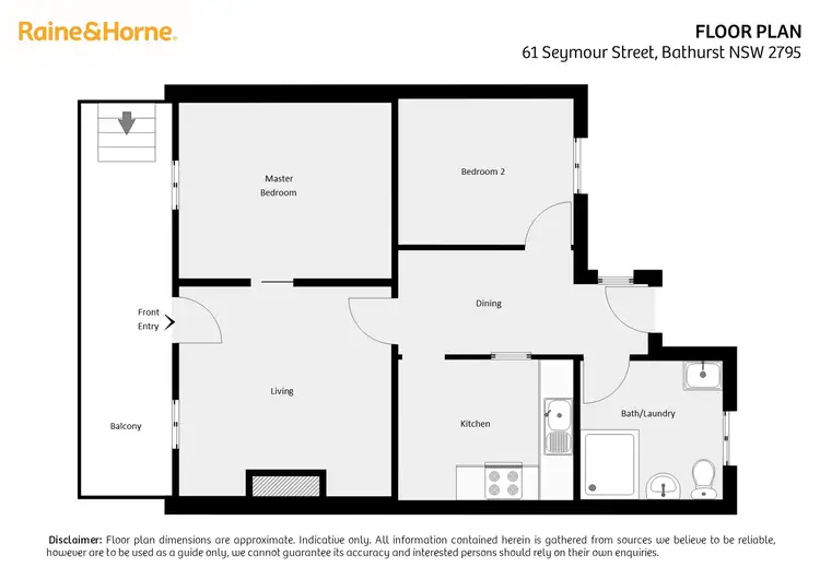 Floorplan of Homely house listing, 61 Seymour Street, Bathurst NSW 2795
