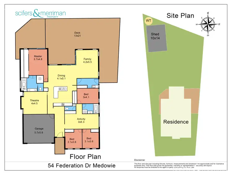 Floorplan of Homely house listing, 54 Federation Drive, Medowie NSW 2318
