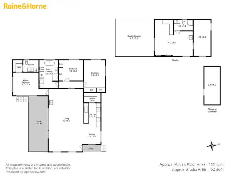 Floorplan of Homely house listing, 46 Riviera Drive, Carlton TAS 7173