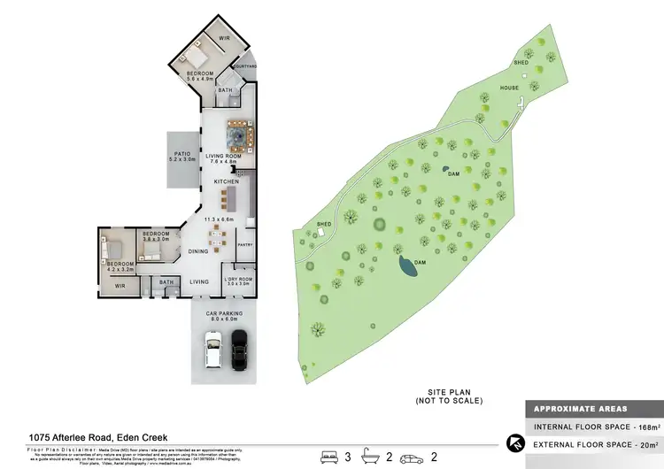 Floorplan of Homely house listing, 1075 Afterlee Road, Eden Creek via, Kyogle NSW 2474