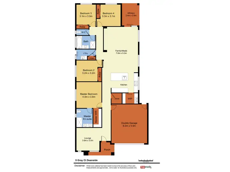 Floorplan of Homely house listing, 5 Gray Court, Deanside VIC 3336