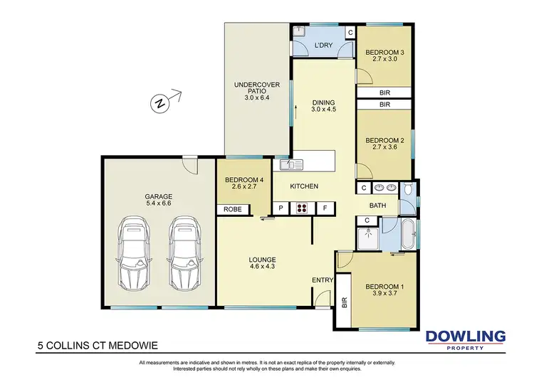 Floorplan of Homely house listing, 5 Collins Court, Medowie NSW 2318