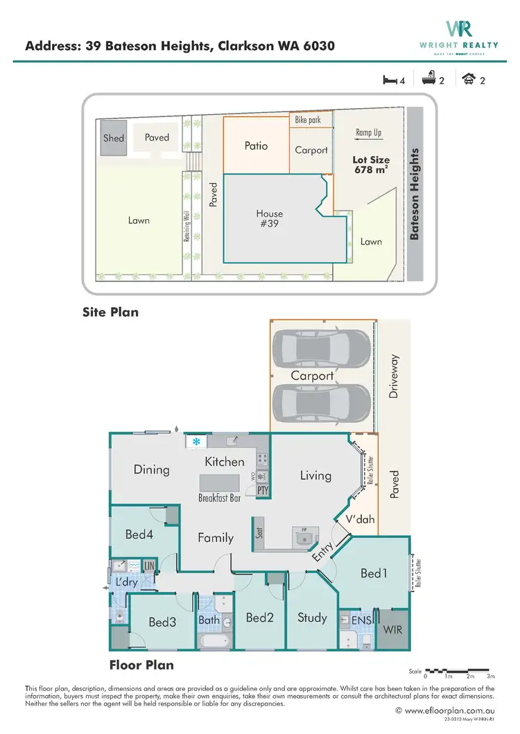 Floorplan of Homely house listing, 39 Bateson Heights, Clarkson WA 6030