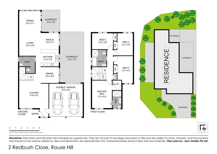 Floorplan of Homely house listing, 2 Redbush Close, Rouse Hill NSW 2155