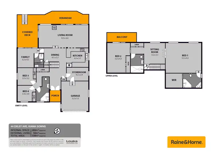 Floorplan of Homely house listing, 44 Oxley Avenue, Kiama Downs NSW 2533