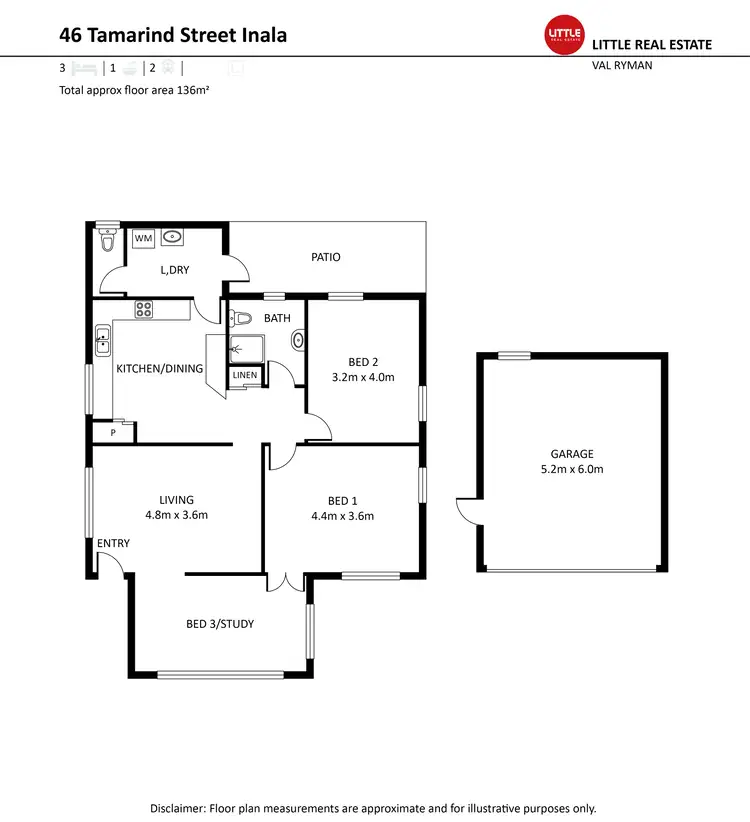 Floorplan of Homely house listing, 46 Tamarind Street, Inala QLD 4077