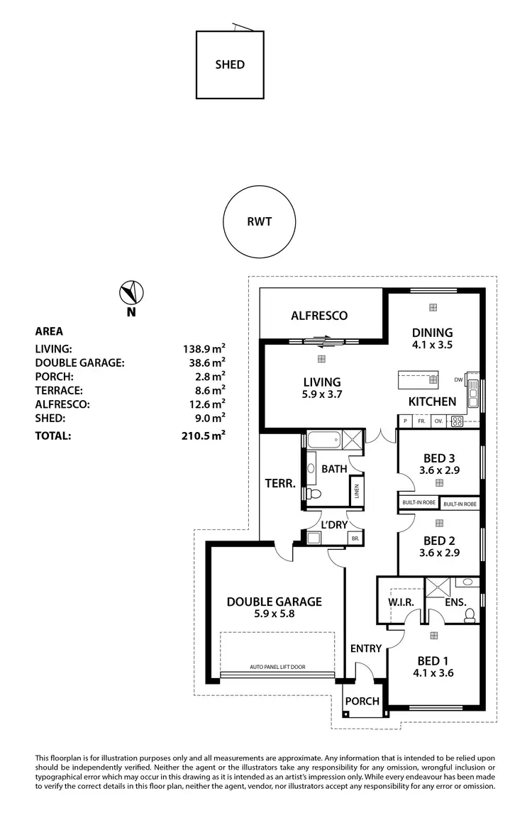 Floorplan of Homely house listing, 69 Braemar Drive, Strathalbyn SA 5255
