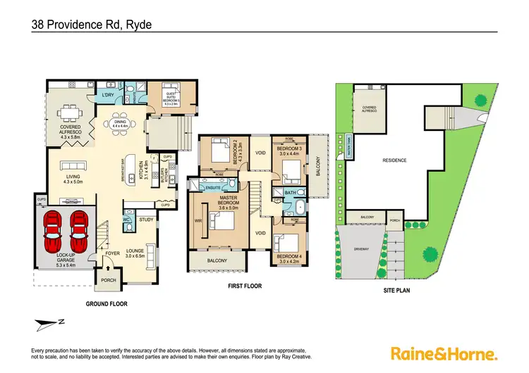 Floorplan of Homely house listing, 38 Providence Road, Ryde NSW 2112
