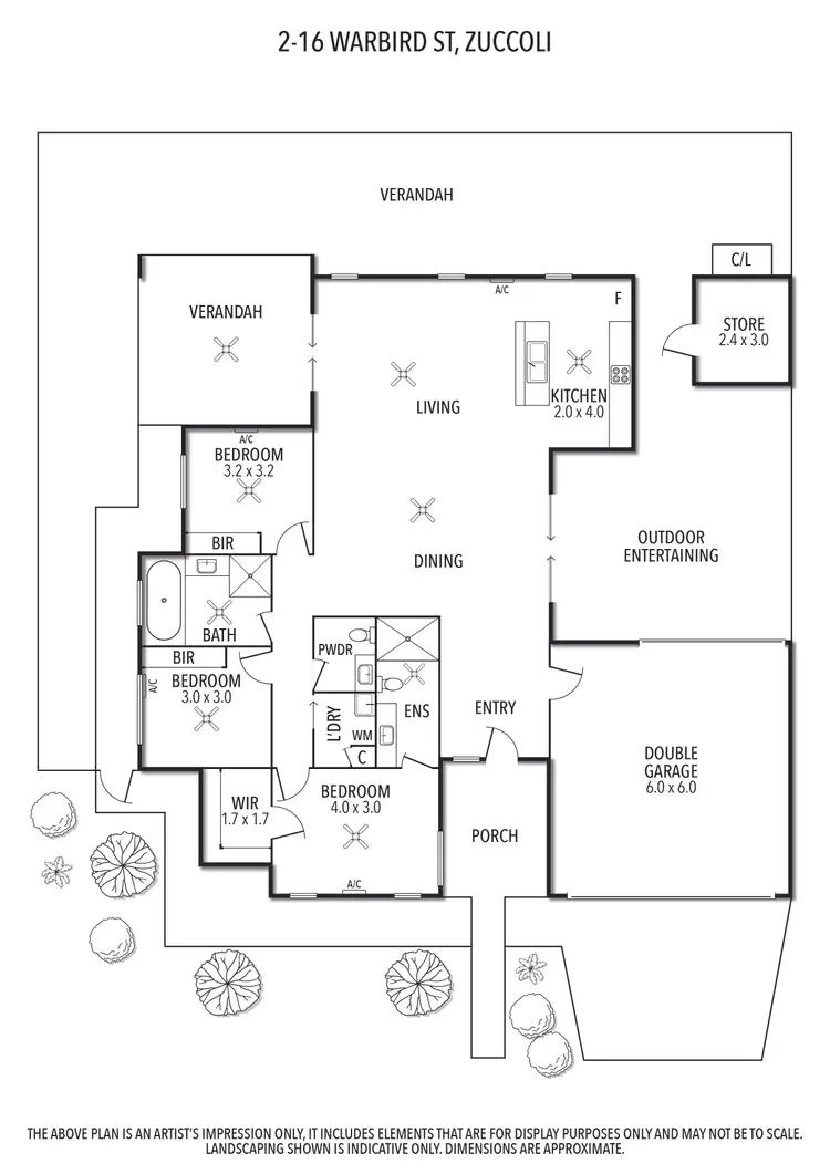 Floorplan of Homely other listing, 2/16 Warbird, Zuccoli NT 832