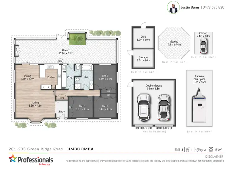 Floorplan of Homely house listing, 201-203 Green Ridge Road, Jimboomba QLD 4280