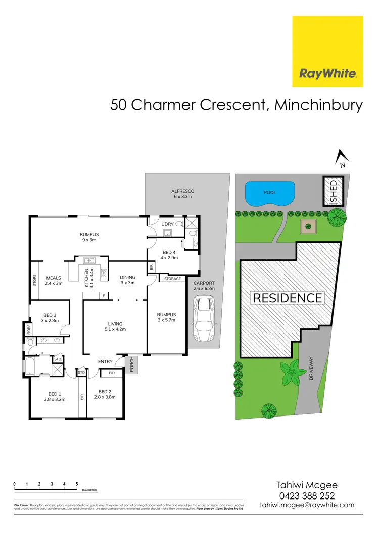 Floorplan of Homely house listing, 50 Charmer Crescent, Minchinbury NSW 2770