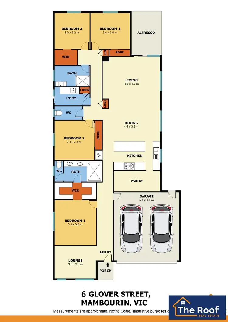 Floorplan of Homely house listing, 6 Glover Street, Mambourin VIC 3024