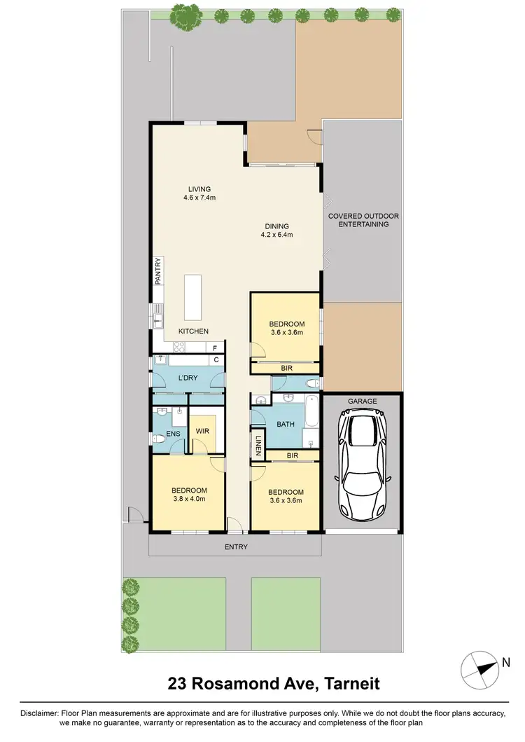 Floorplan of Homely house listing, 23 Rosamond Avenue, Tarneit VIC 3029