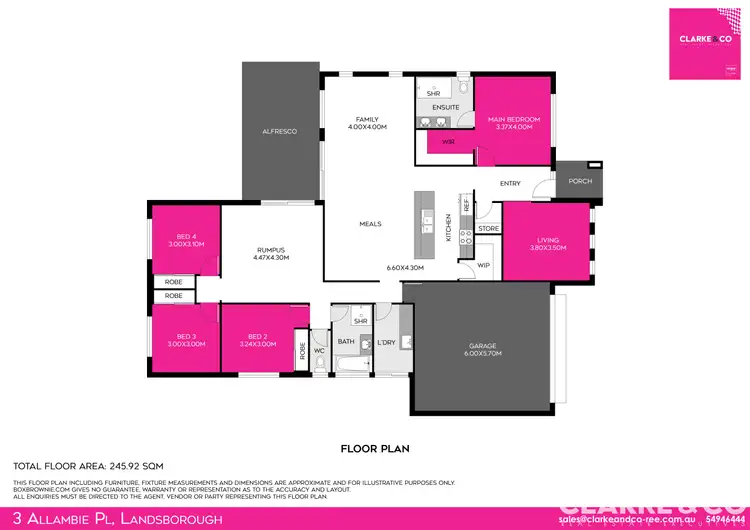 Floorplan of Homely house listing, 3 Allambie Place, Landsborough QLD 4550
