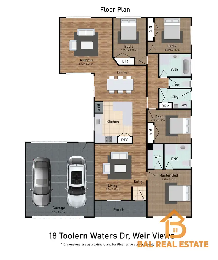 Floorplan of Homely house listing, 18 Toolern Waters Drive, Weir Views VIC 3338