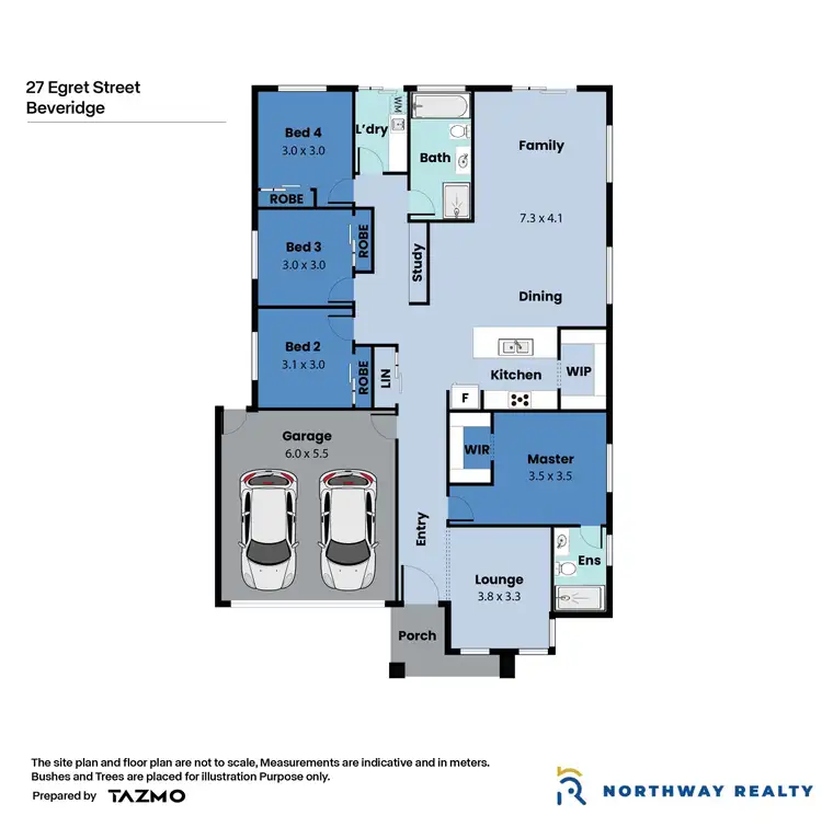 Floorplan of Homely house listing, 27 Egret Street, Beveridge VIC 3753