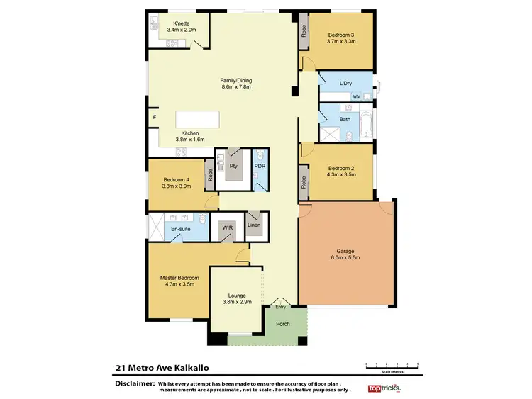 Floorplan of Homely house listing, 21 Metro Avenue, Kalkallo VIC 3064