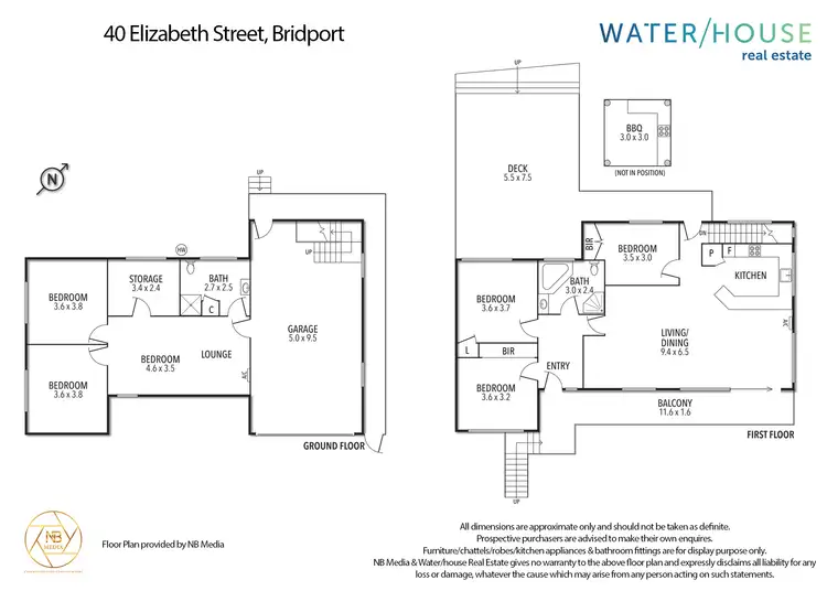 Floorplan of Homely house listing, 40 Elizabeth Street, Bridport TAS 7262
