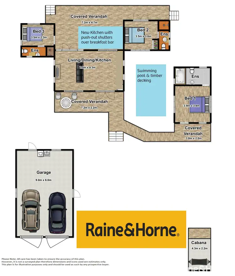 Floorplan of Homely house listing, 1 Calophyllum Close, Wonga Beach QLD 4873