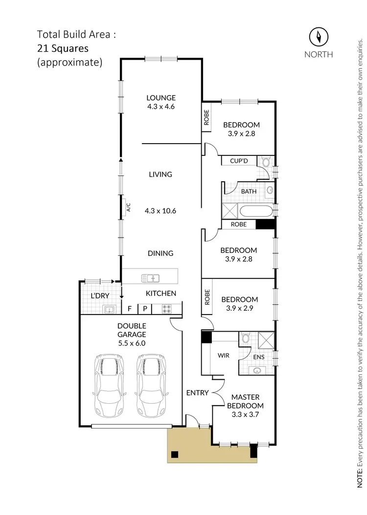Floorplan of Homely house listing, 21 Aruma Avenue, Harkness VIC 3337