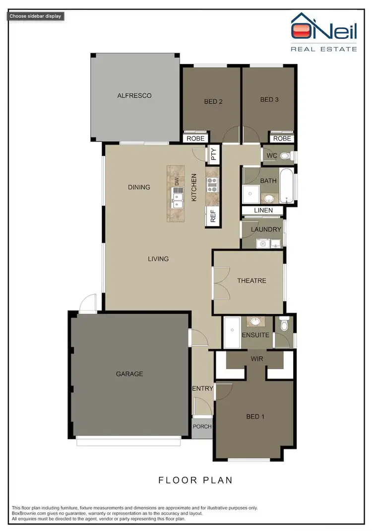 Floorplan of Homely house listing, 52 Cumbine Loop, Martin WA 6110