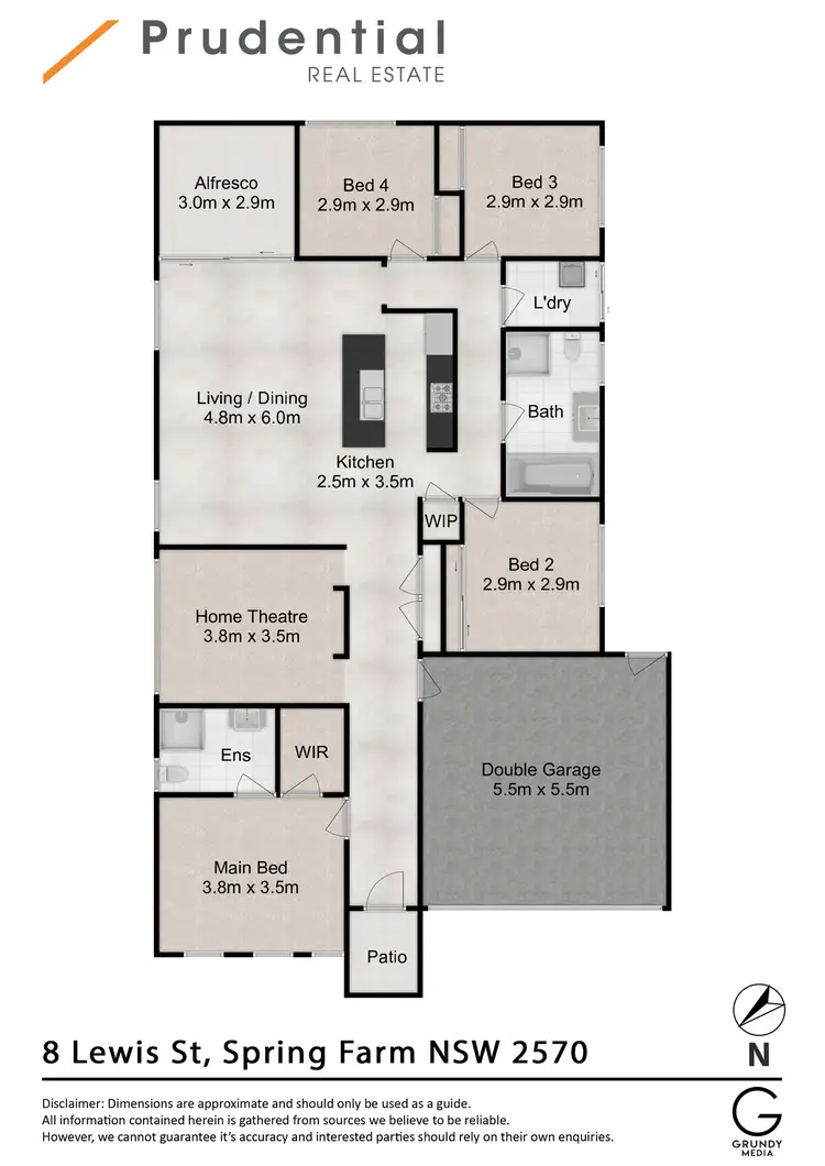 Floorplan of Homely house listing, 8 Lewis Street, Spring Farm NSW 2570