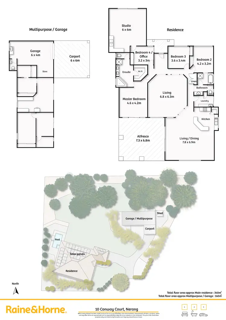 Floorplan of Homely house listing, 10 Conway Court, Nerang QLD 4211