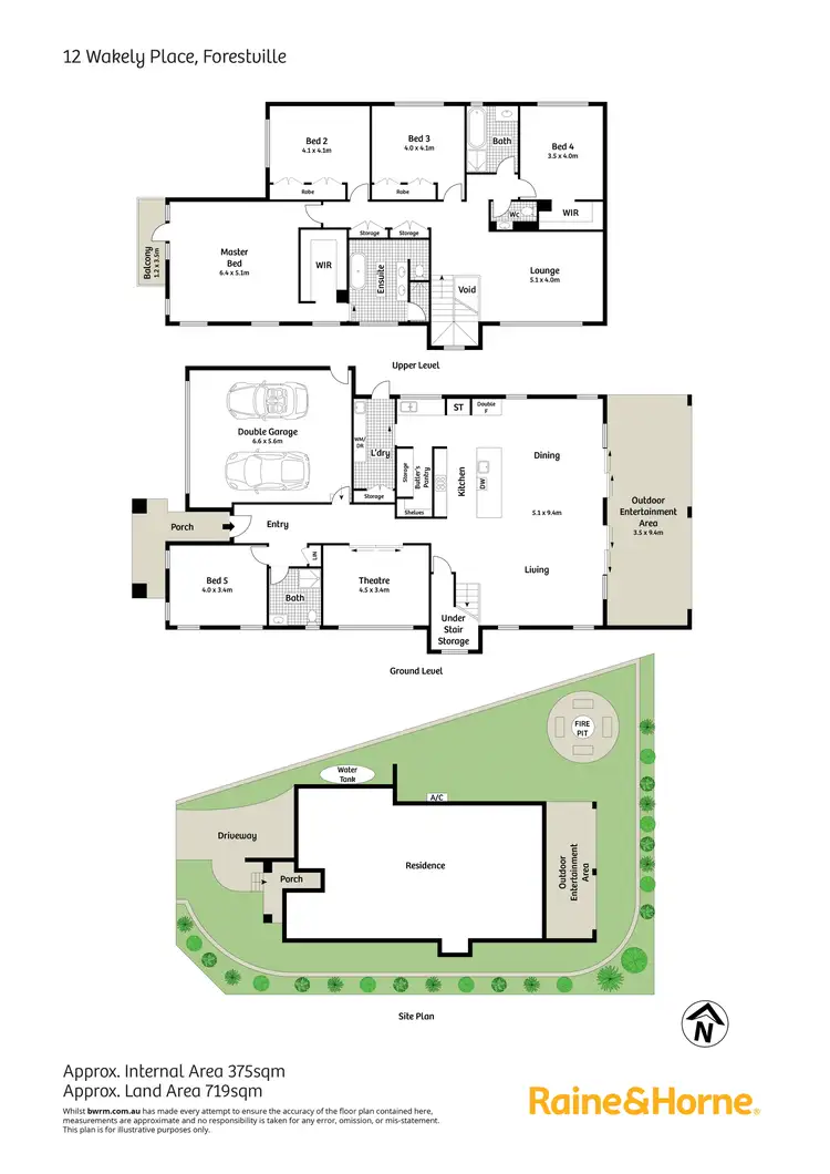 Floorplan of Homely house listing, 12 Wakely Place, Forestville NSW 2087