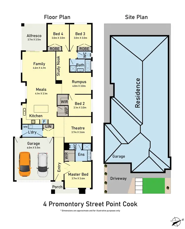 Floorplan of Homely house listing, 4 Promontory Street, Point Cook VIC 3030