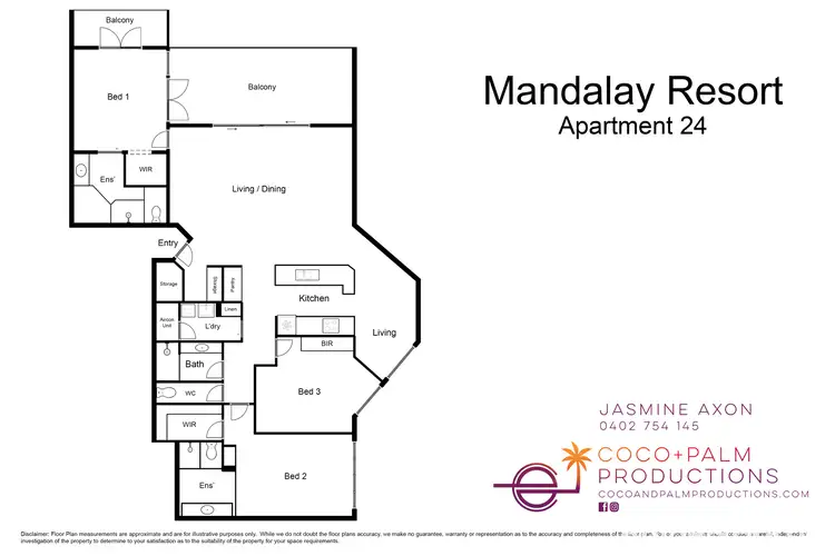 Floorplan of Homely unit listing, 24/1-5 Sand Street (MANDALAY), Port Douglas QLD 4877