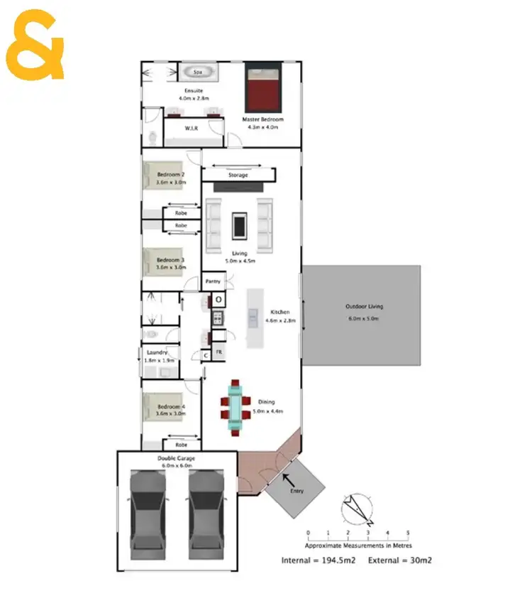 Floorplan of Homely house listing, 1 Daintree Horizon Drive, Mossman QLD 4873
