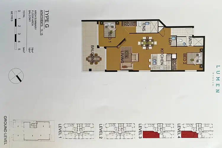 Floorplan of Homely apartment listing, 15/11 Besham Parade, Wynnum QLD 4178