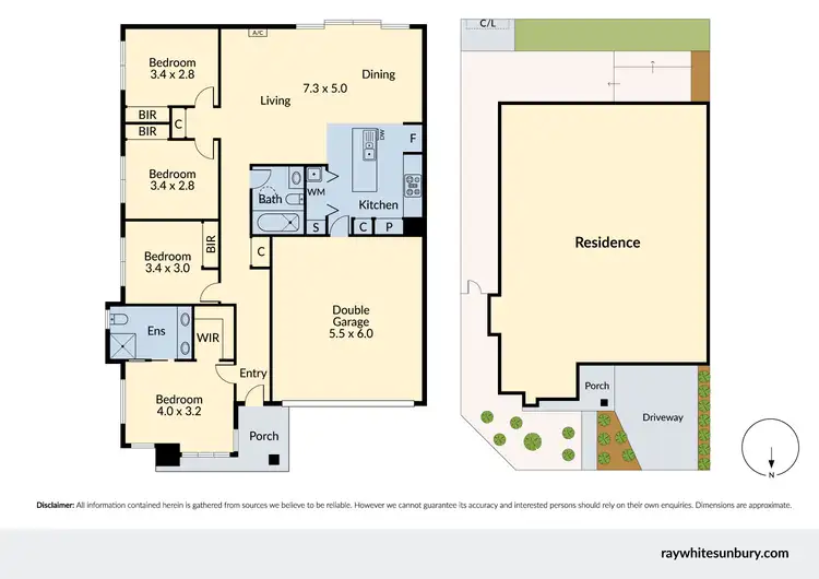 Floorplan of Homely house listing, 1 Capek Street, Sunbury VIC 3429