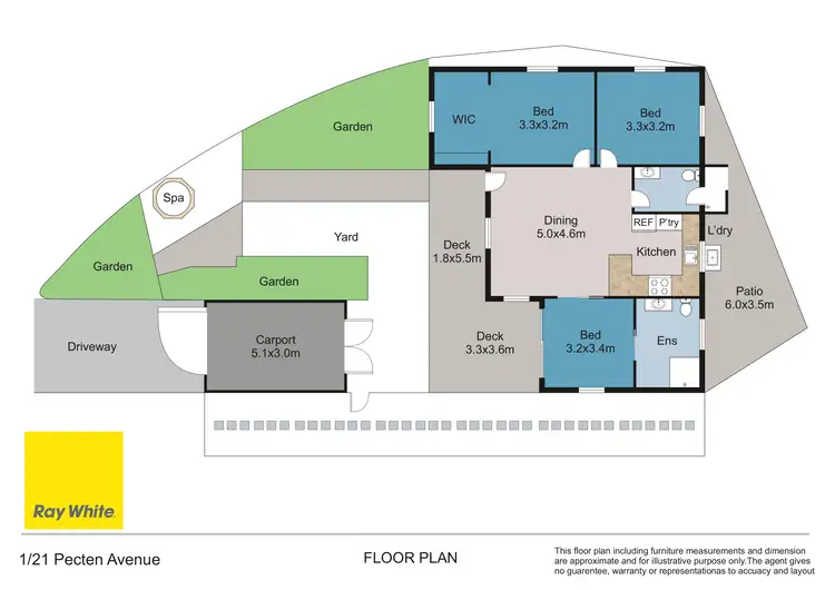 Floorplan of Homely apartment listing, 1/21 Pecten Avenue, Port Douglas QLD 4877