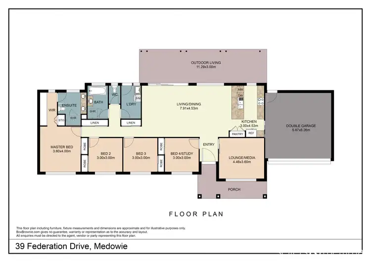 Floorplan of Homely house listing, 39 Federation Drive, Medowie NSW 2318