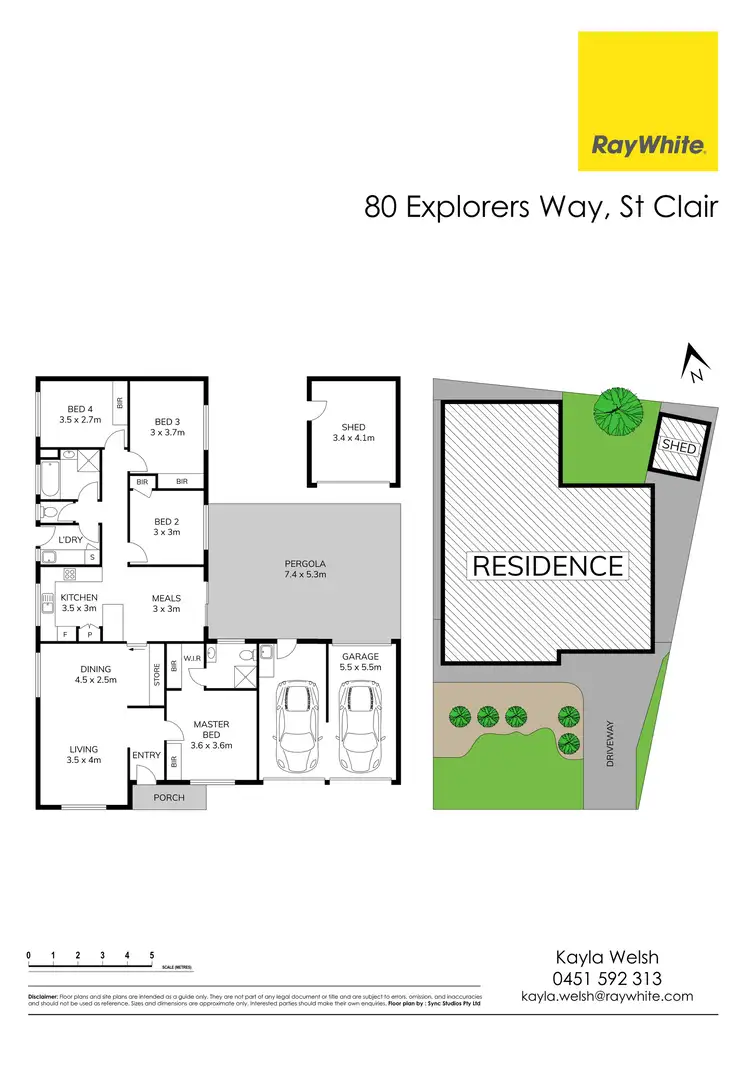 Floorplan of Homely house listing, 80 Explorers Way, St Clair NSW 2759