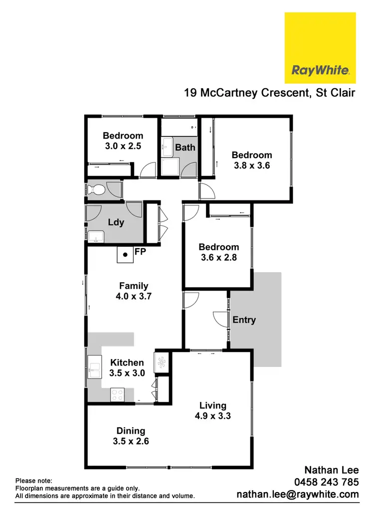 Floorplan of Homely house listing, 19 Mccartney Crescent, St Clair NSW 2759