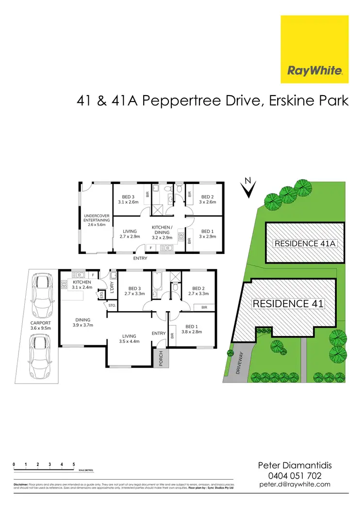 Floorplan of Homely house listing, 41 & 41A Peppertree Drive, Erskine Park NSW 2759